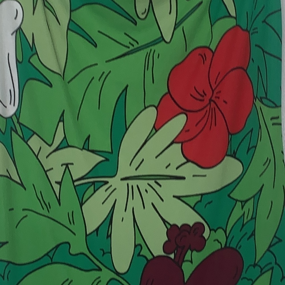 NWT Moschino Tropical Print Cowl Neck Tank Top 8 - Picture 6 of 10